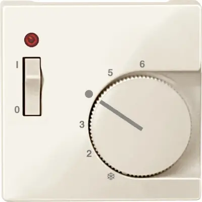 Schneider Electric - MTN534844 - Merten Sys-M Room Thermostat Plate White - 1