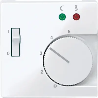 Schneider Electric - MTN534925 - Merten Sys-M Floor Thermst Plate Act Wht - 1