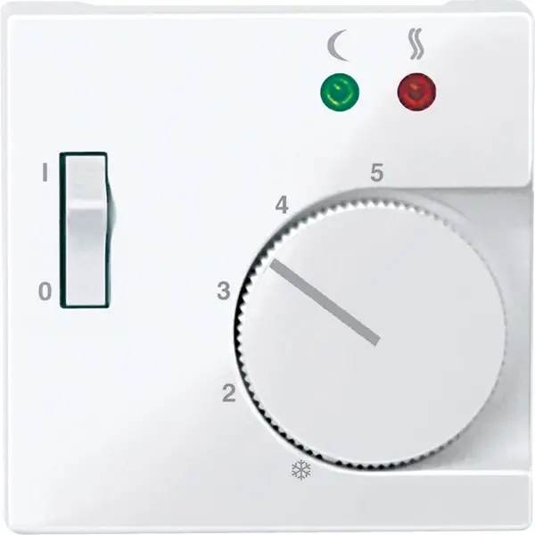 Schneider Electric - MTN534925 - Merten Sys-M Floor Thermst Plate Act Wht - 1