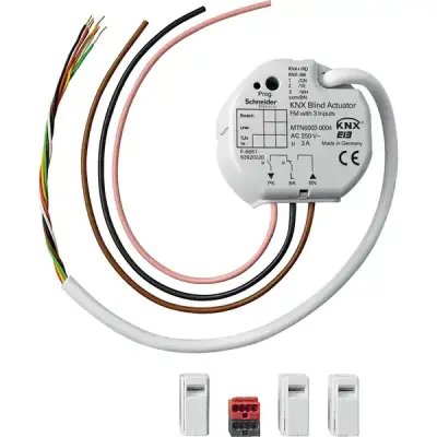 Schneider Electric - MTN6003-0004 - KNX Blind Act. 3 inputs flush-mount - 1