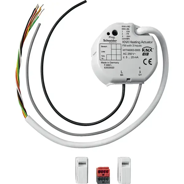 Schneider Electric - MTN6003-0005 - KNX Heating Act. 3 inputs flush-mount - 1