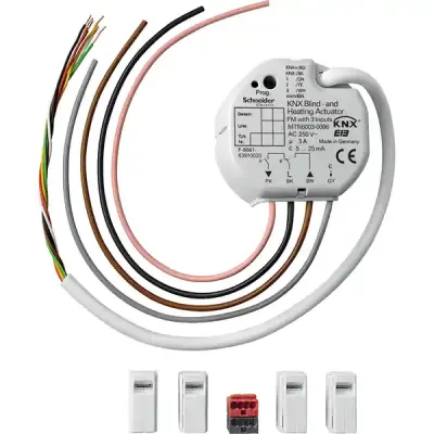 Schneider Electric - MTN6003-0006 - KNX Blind-Heating Act. 3 inputs flush-m - 1
