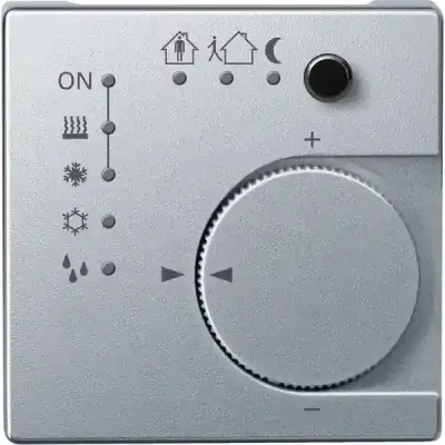 Schneider Electric - MTN616860 - KNX 4g P-b interf thermostate alu Sys-M - 1