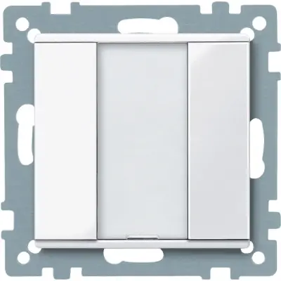 Schneider Electric - MTN617125 - KNX P-b 1g active white System-M - 1
