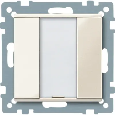 Schneider Electric - MTN617144 - KNX P-b 1g white System-M - 1