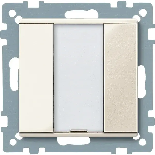 Schneider Electric - MTN617144 - KNX P-b 1g white System-M - 1