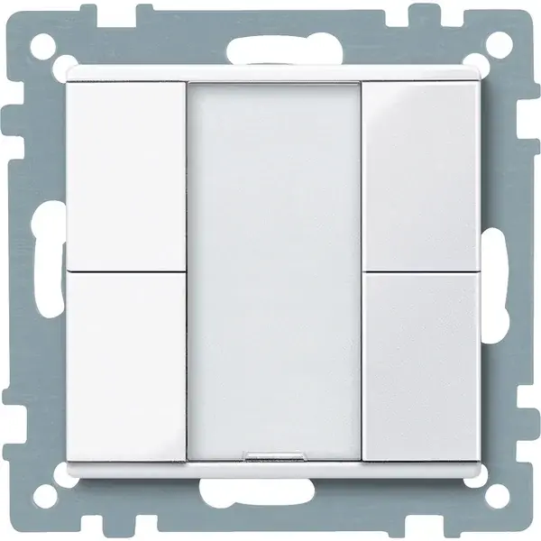 Schneider Electric - MTN617225 - KNX P-b 2g active white System-M - 1