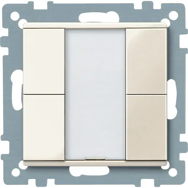 Schneider Electric - MTN617244 - KNX P-b 2g white System-M - 1