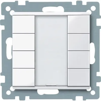 Schneider Electric - MTN617425 - KNX P-b 4g active white System-M - 1
