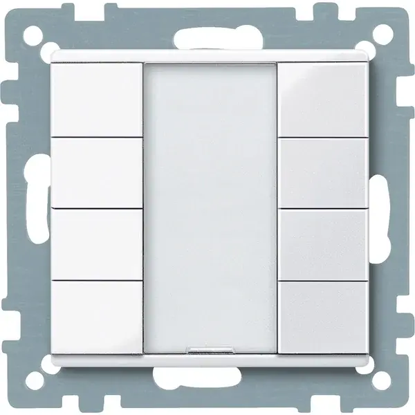 Schneider Electric - MTN617425 - KNX P-b 4g active white System-M - 1