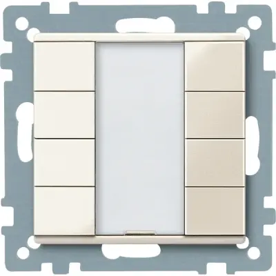 Schneider Electric - MTN617444 - KNX P-b 4g white System-M - 1