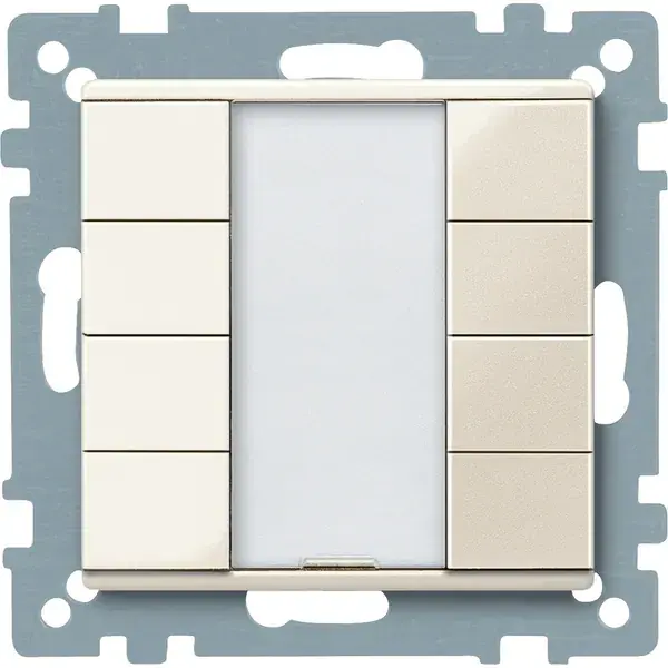 Schneider Electric - MTN617444 - KNX P-b 4g white System-M - 1
