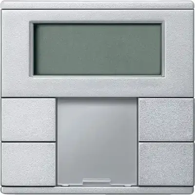 Schneider Electric - MTN6212-0460 - KNX Thermostate P-b 2g alu. Sys-M - 1