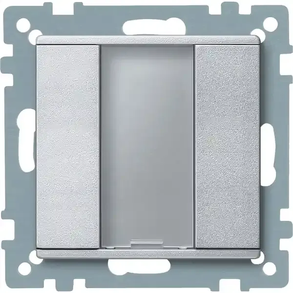 Schneider Electric - MTN627560 - KNX P-b 1g mat aluminium System-M - 1