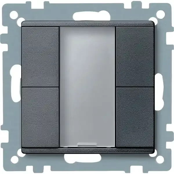 Schneider Electric - MTN627614 - KNX P-b 2g anthracite System-M - 1