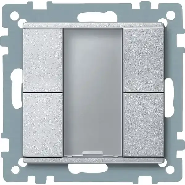 Schneider Electric - MTN627660 - KNX P-b 2g aluminium System-M - 1