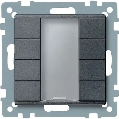 Schneider Electric - MTN627814 - KNX P-b 4g anthracite System-M - 1
