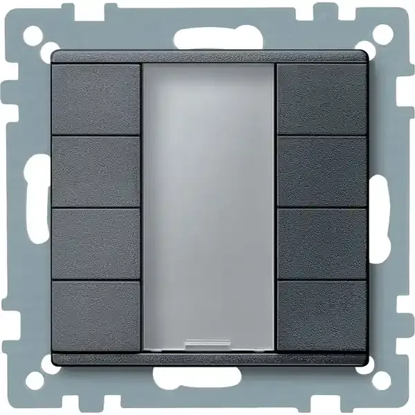 Schneider Electric - MTN627814 - KNX P-b 4g anthracite System-M - 1