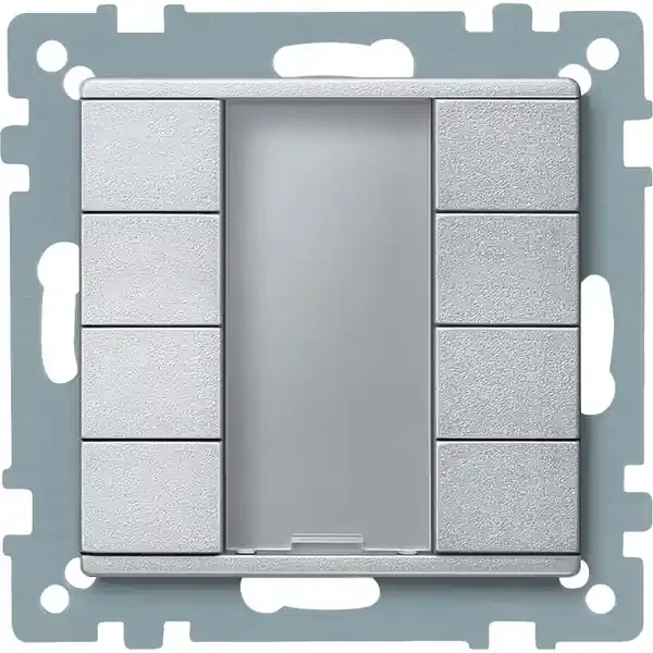 Schneider Electric - MTN627860 - KNX P-b 4g aluminium System-M - 1