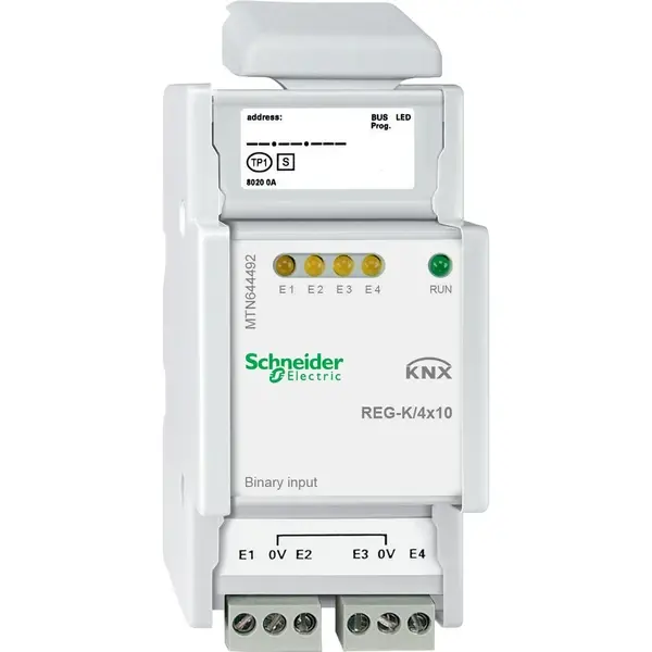 Schneider Electric - MTN644492 - KNX Binary Input REG-K/4x10 - 1