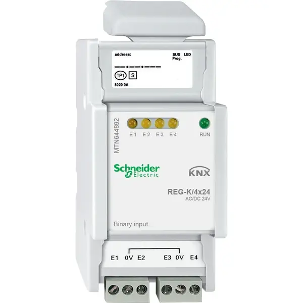 Schneider Electric - MTN644892 - KNX Binary Input REG-K/4x24 - 1
