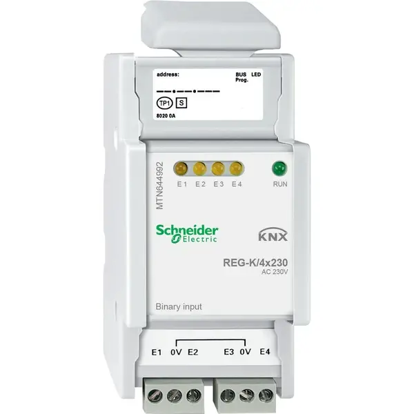 Schneider Electric - MTN644992 - KNX Binary Input REG-K/4x230 - 1