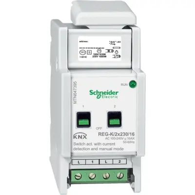 Schneider Electric - MTN647395 - KNX Sw. Act. cur. det. REG-K/2x/16 - 1