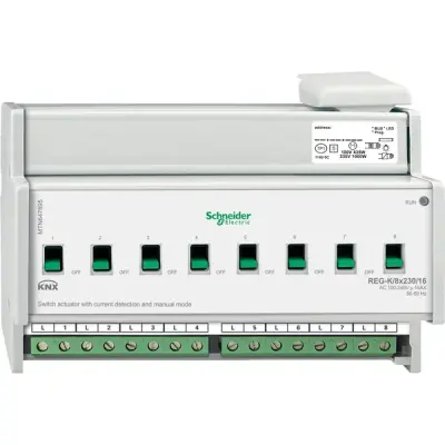 Schneider Electric - MTN647895 - KNX Sw. Act. cur. det. REG-K/8x/16 - 1
