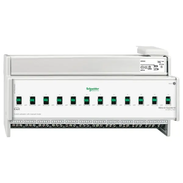 Schneider Electric - MTN648493 - KNX Sw. Act. man mod REG-K/12x/16 - 1