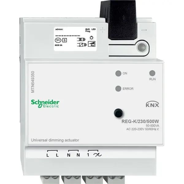 Schneider Electric - MTN649350 - KNX Dim Act. REG-K/1x/500W - 1