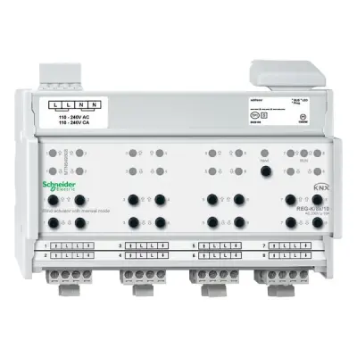 Schneider Electric - MTN649808 - KNX Blind Act. manual mode REG-K/8x/10 - 1