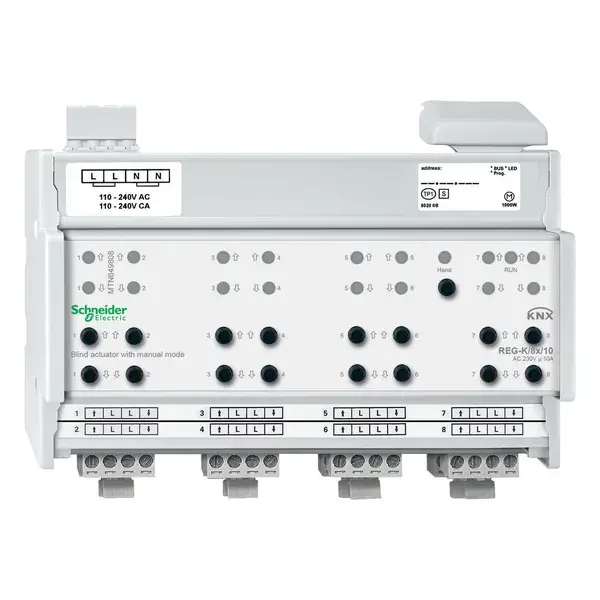 Schneider Electric - MTN649808 - KNX Blind Act. manual mode REG-K/8x/10 - 1