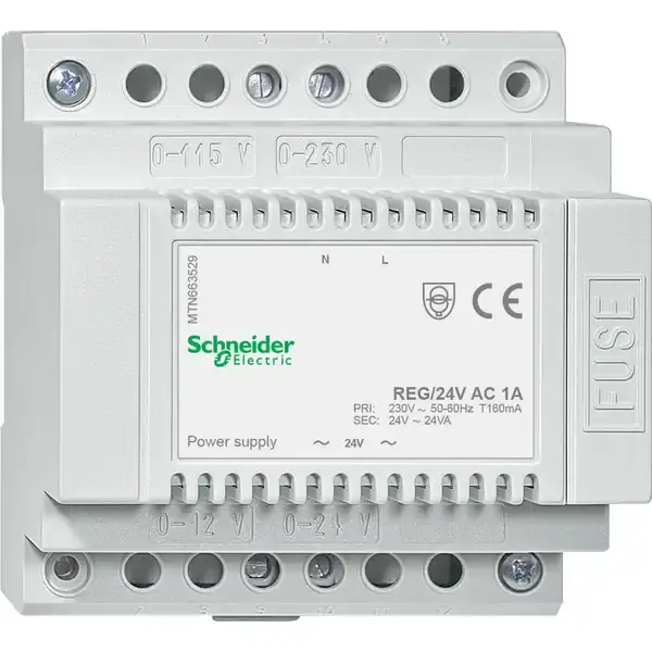 Schneider Electric - MTN663529 - KNX Power Supply REG/24V AC/1A - 1