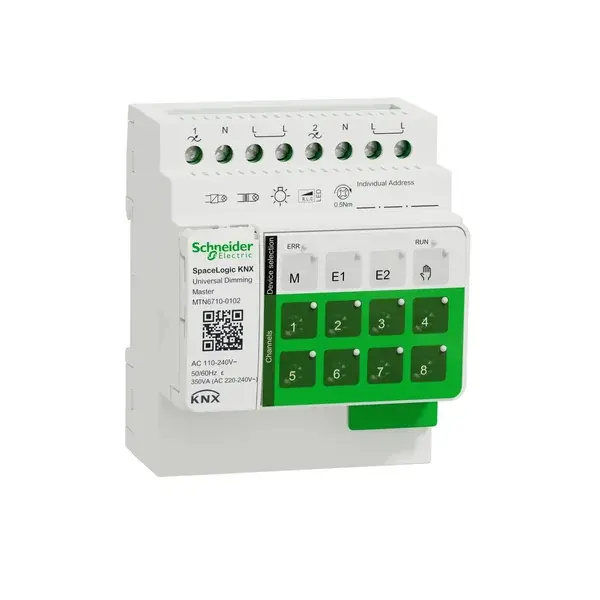 Schneider Electric - MTN6710-0102 - SpaceLogic KNX Universal Dimming Master - 1