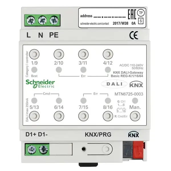 Schneider Electric - MTN6725-0003 - REG-K/1/16/64 - 1