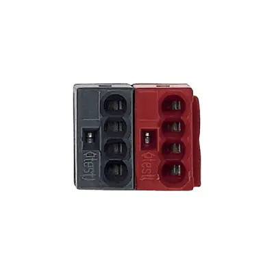 Schneider Electric - MTN689701 - KNX Bus Conn. Terminal red/dark grey - 1