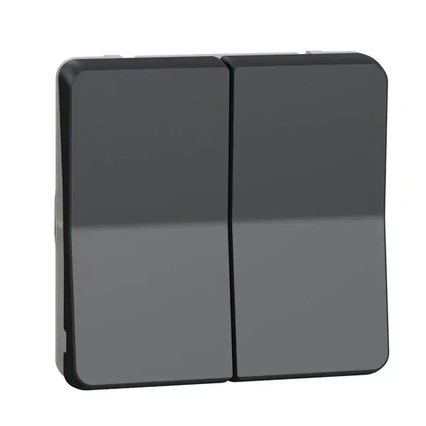 Schneider Electric - MUR35019 - Mureva double two-way switch multi, grey - 1