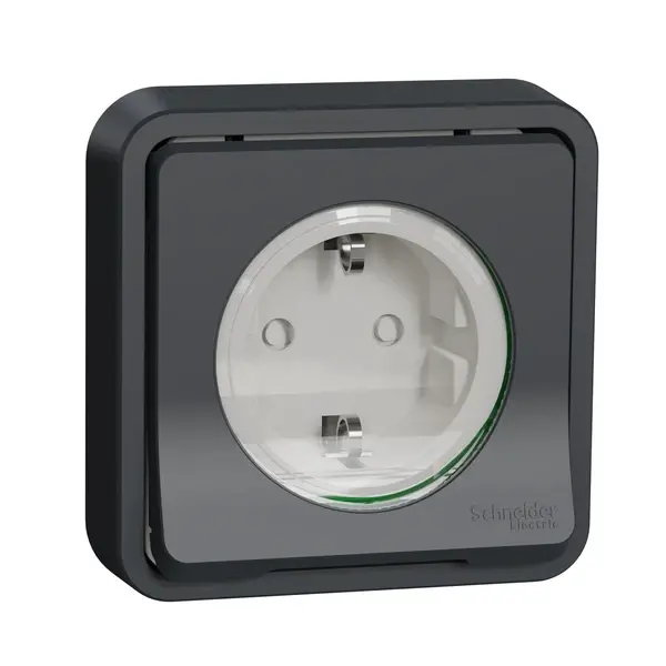 Schneider Electric - MUR36132 - Mureva Socket-out. Side-e. w/shut. Ant - 1