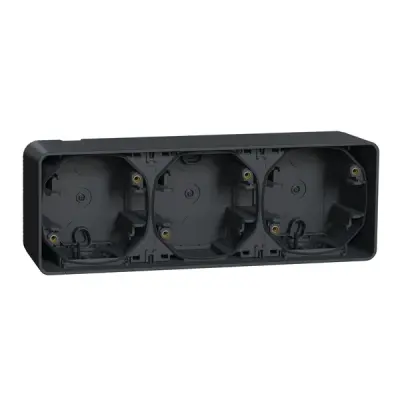 Schneider Electric - MUR37713 - Mureva surf box 3-g, horiz for multi gr - 1