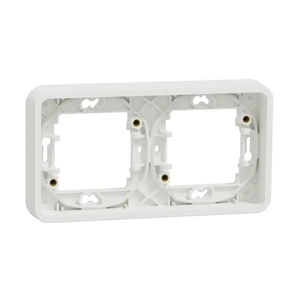 Schneider Electric - MUR39101 - Mureva fr 2g for flush inst multi hor wh - 1