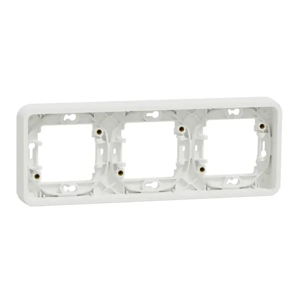 Schneider Electric - MUR39109 - Mureva fr 3g for flush inst multi hor wh - 1