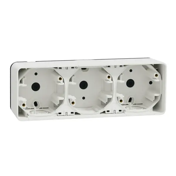 Schneider Electric - MUR39913 - Mureva surf box 3-g, horiz for multi wh - 1