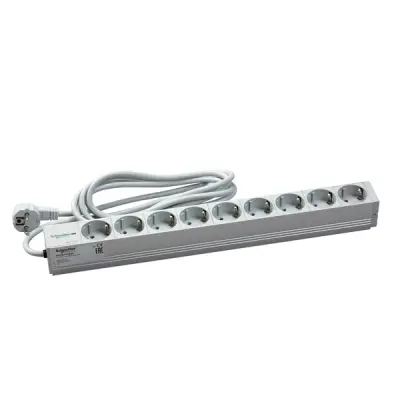 Schneider Electric - NSYAPU19S9 - 1U RAIL 9 SOCKETS 19