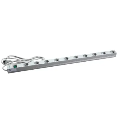 Schneider Electric - NSYAPUS10S - Actassi PDU w/ 10 outlets and LED switch - 1