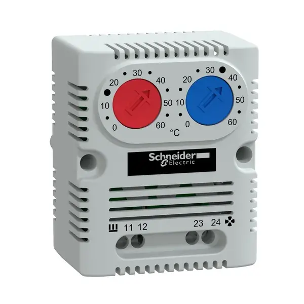 Schneider Electric - NSYCCOTHD - Double Thermostat(NO NC) (Ti?1C) - 1