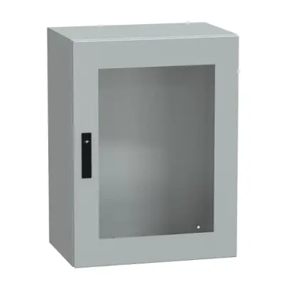 Schneider Electric - NSYCRNG86400T - CRNG 800x600x400 one glazed door - 1