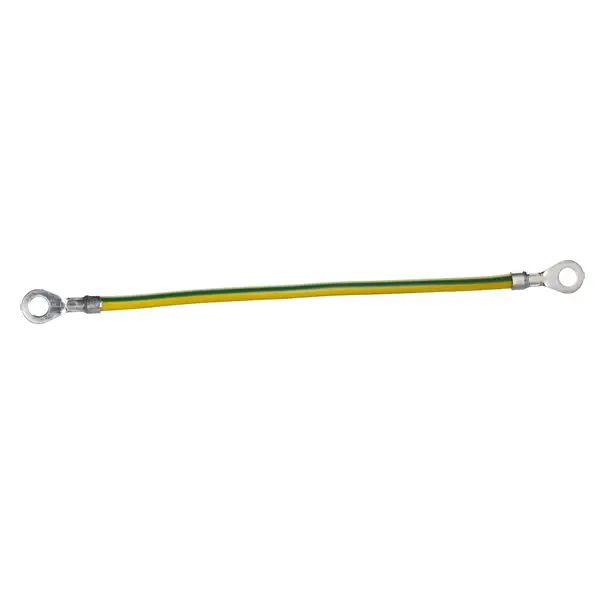 Schneider Electric - NSYEL166D8 - Earthing braid L160mm 6mm2 D8,3mm - 1