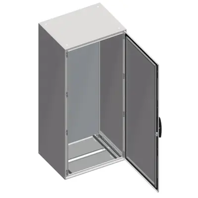 Schneider Electric - NSYSM20850P - SM w/mount plate 2000x800x500 - 1