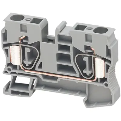 Schneider Electric - NSYTRR102BL - SPRING TERMINAL, FEED THROUGH, 2 POINTS, - 1