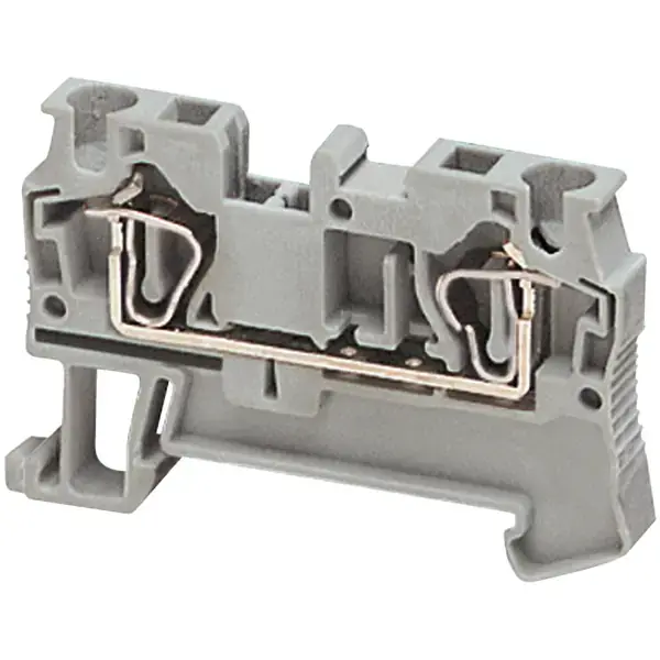 Schneider Electric - NSYTRR42BL - SPRING TERMINAL, FEED THROUGH, 2 POINTS, - 1